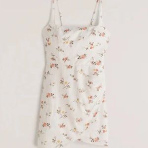 NWT Abercrombie Scoopneck Wrap Mini Dress